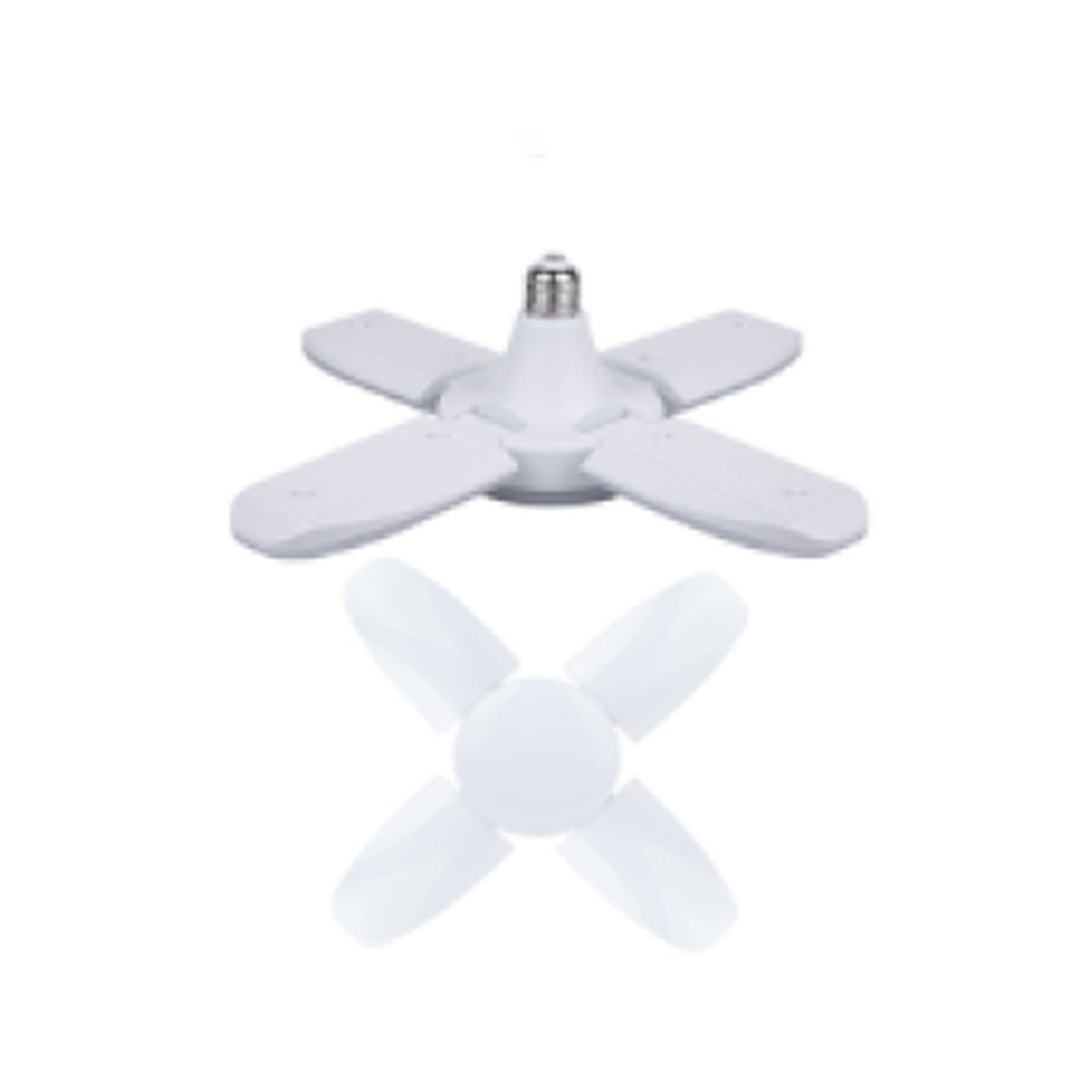 Foldable lamp 4+1 — 60 W — LED lamp, E27, product photo on white